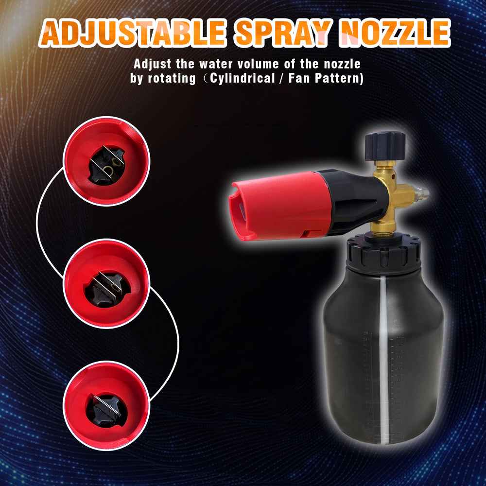 Professional Car Washer Foam Pot Angle Adjustable Detachable Portable Handheld Foam Bottle Sprayer