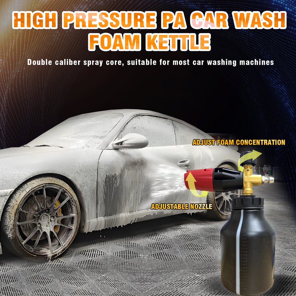 Professional Car Washer Foam Pot Angle Adjustable Detachable Portable Handheld Foam Bottle Sprayer