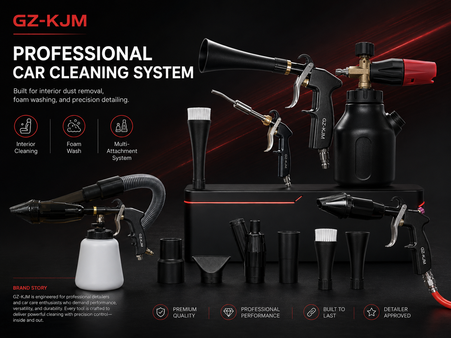 GZ-KJM car cleaning tool collection